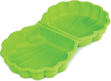 Sabbiera a conchiglia con coperchio – verde