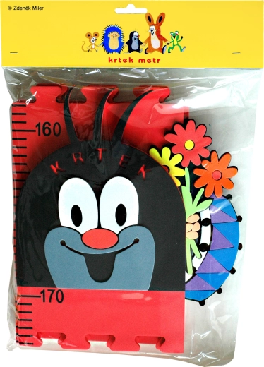 Metro di crescita in gomma piuma Talpa rosso