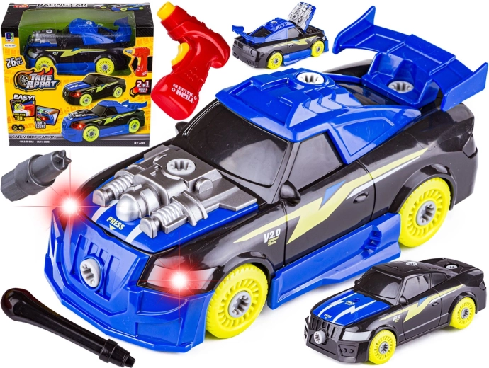 Auto sportiva BMW smontabile con trapano per bambini - 1 pezzo