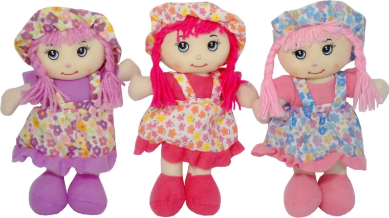 Bambola di stoffa interattiva Dorotka 25 cm – canta e parla in polacco