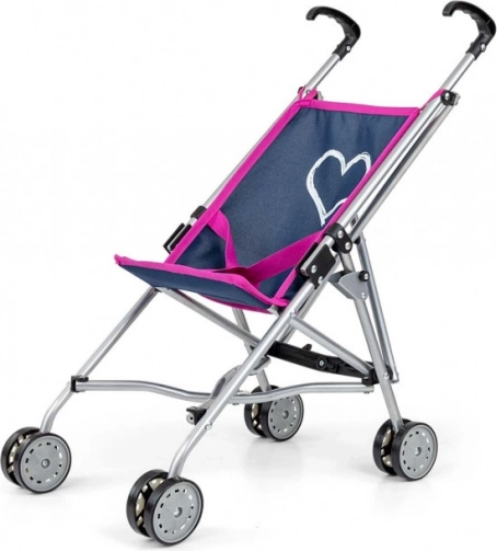 Passeggino per bambole Milly Mally Julia Prestige Navy