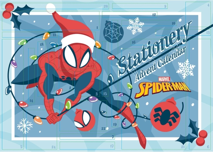Calendario dell’Avvento cartoleria SPIDER-MAN