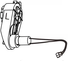 Motoriduttore sinistro per veicolo per bambini Lamborghini Urus 12 V