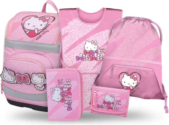 Set scolastico Baagl 5 Zippy Plus Hello Kitty sweet leopard