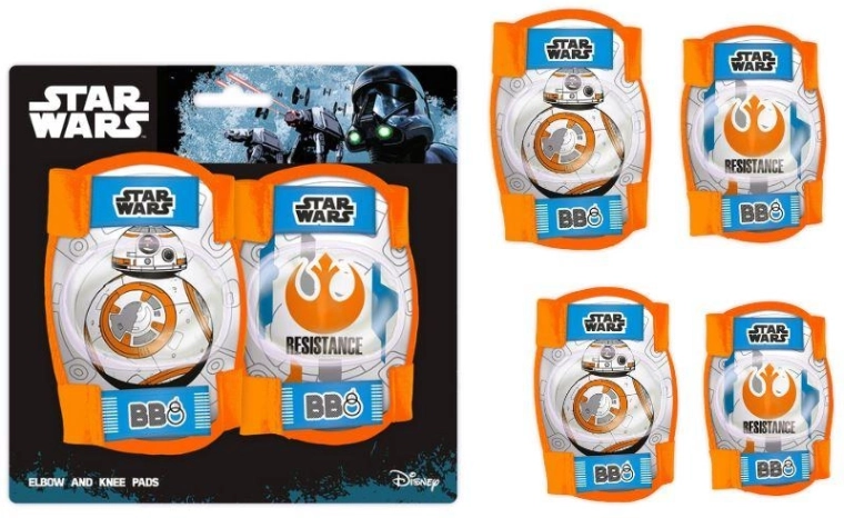 Protezioni per ginocchia e gomiti Star Wars (4 pz) Seven