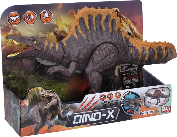 Dinosauro con effetti luminosi e sonori 42 cm