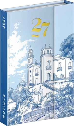 Agenda settimanale magnetica Notique Vila 2027 (11 × 16 cm)
