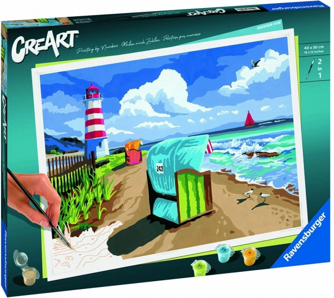 creart vacanze sul mar Baltico – dipingere con i numeri (premium series b)