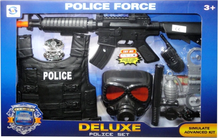 Set da poliziotto con modulo vocale in polacco