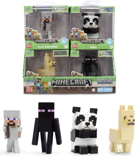 Figurina metallica Minecraft 6,5 cm - 1 pezzo