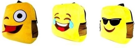Zainetto morbido per bambini con faccina sorridente