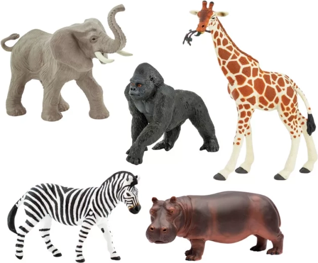 Safari Ltd. animali dello zoo – set di 5 statuine