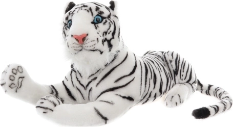Tigre bianco di peluche 55 cm