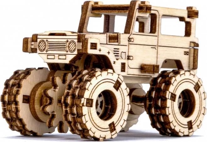 Puzzle 3D in legno – modello monster truck ispirato a TOYOTA FJ40