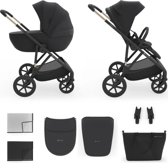 Passeggino combinato Kinderkraft 2in1 Prime 3 verde scuro