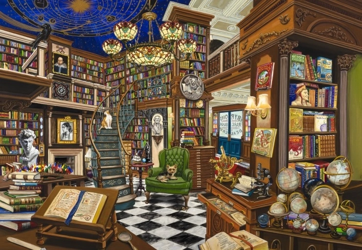 BLUEBIRD puzzle Il venditore di libri rari 1000 pezzi