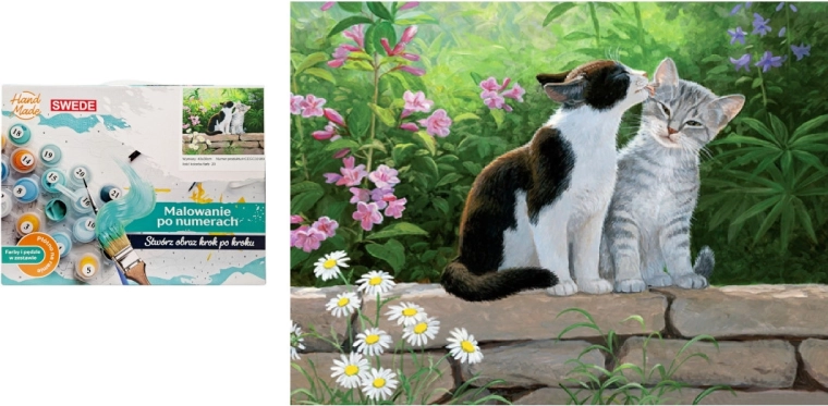 Dipinti secondo i numeri – Gattini