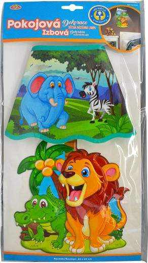 Lampada da parete 3D per bambini Safari