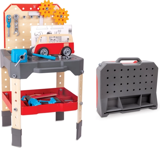 Banco da lavoro per bambini per assistenza e riparazione di veicoli