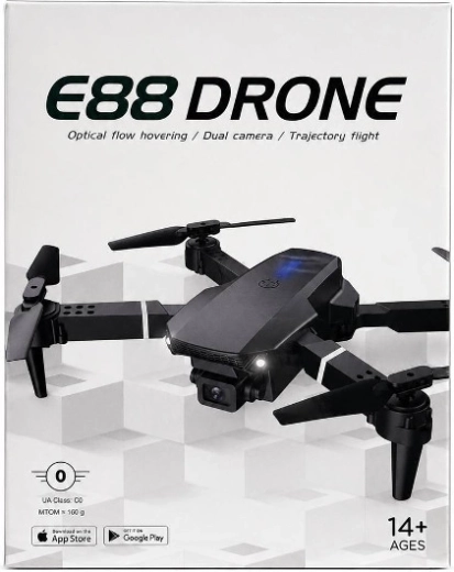 Drone E88 con doppia fotocamera e hovering a flusso ottico