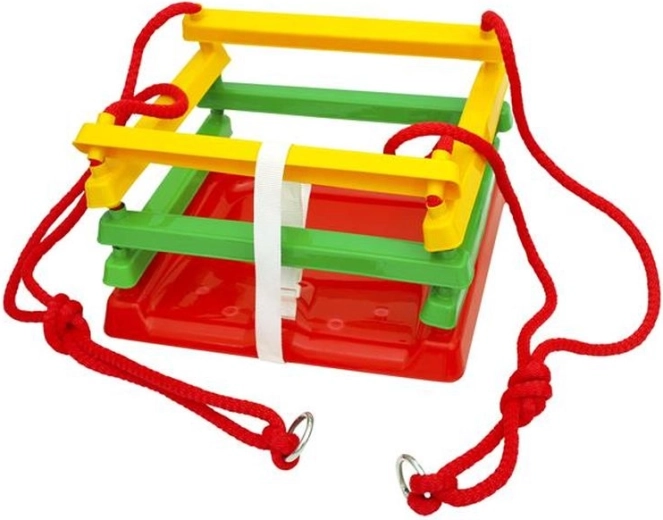 Altalena per bambini in plastica Bączek con cintura di sicurezza