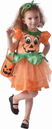 Costume da zucca per bambini 92/104 cm