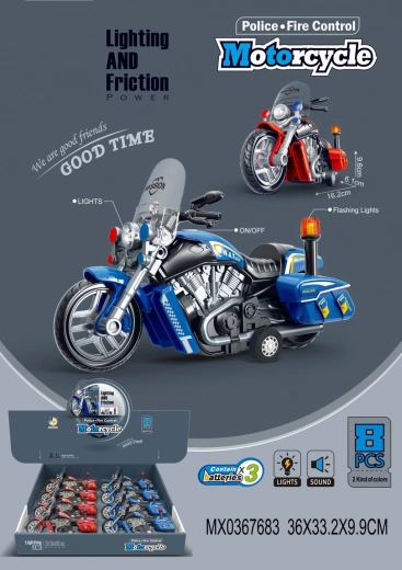 Moto con effetti luminosi e sonori