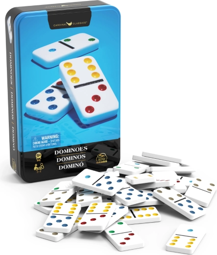 Domino Spin Master in scatola di latta