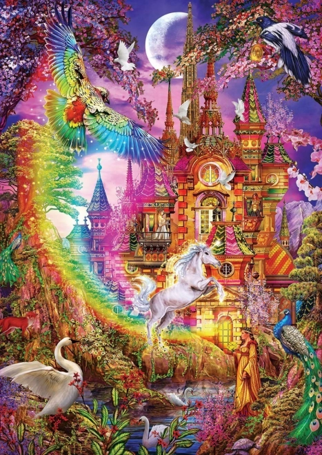 Puzzle Castello Arcobaleno 500 pezzi