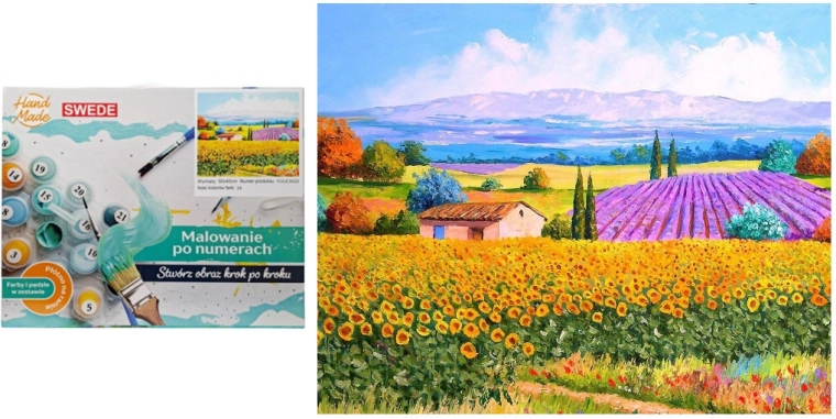 Dipingi con i numeri In campagna