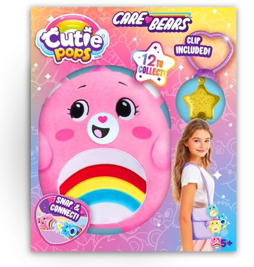 Portachiavi/pendente per zaino Cutie Pops Care Bears (Orsetti del Cuore) - più tipi - 1 pezzo