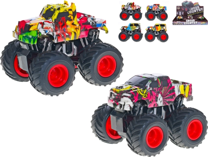 Monster truck a retrocarica 12 cm