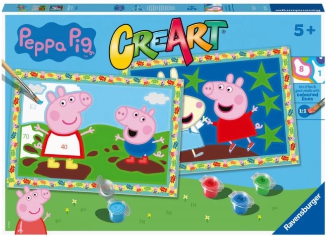 CreArt pittura per numeri – PEPPA PIG