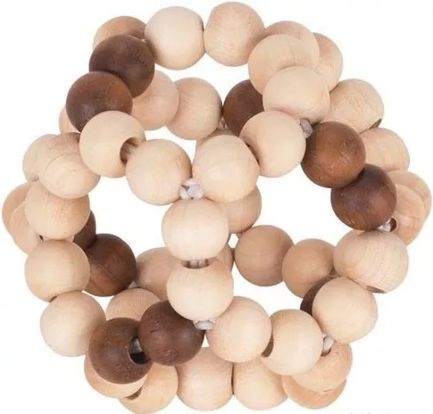 Pallina elastica in legno da impugnare Heimess - naturale