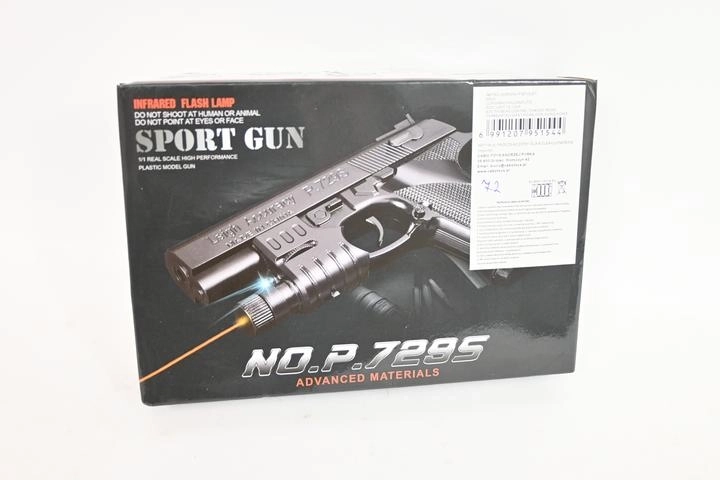 Pistola per palline per bambini con effetto luminoso