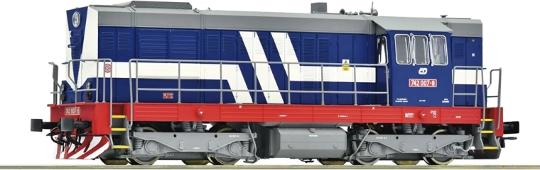 Locomotiva diesel Roco ČD 742 007-8 “Kocour” H0, digitale con suono