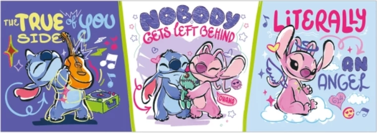 Puzzle panoramici STITCH Si rilassa 150 pezzi