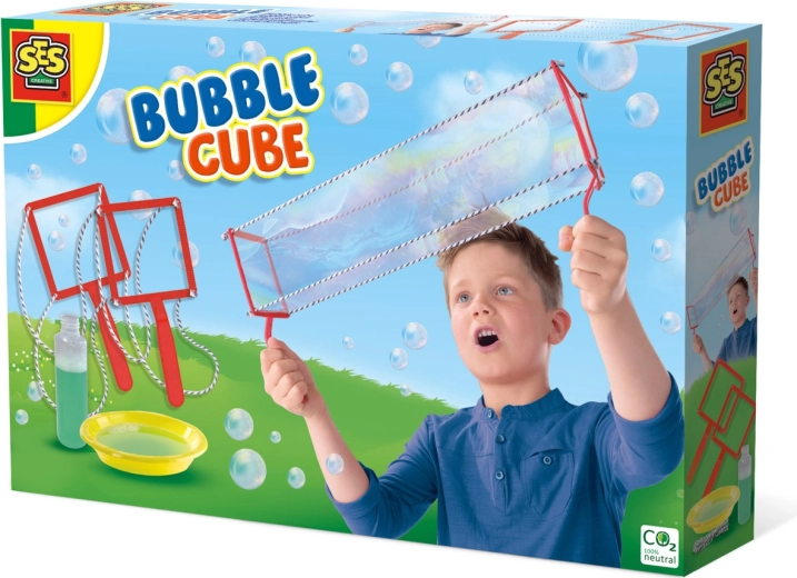 Set per bolle di sapone mega quadrate