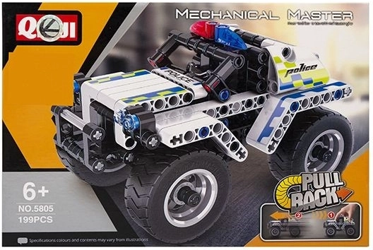 Costruzioni auto della polizia bianca - 1 pezzo