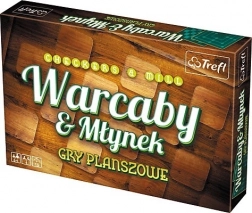 Giochi da tavolo per famiglie Dama e Mulino di Trefl