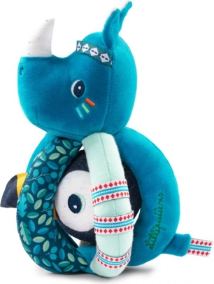 Lilliputiens sonaglio rinoceronte Marius e tucano Pablo