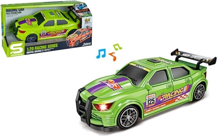Auto sportiva con luce e suono