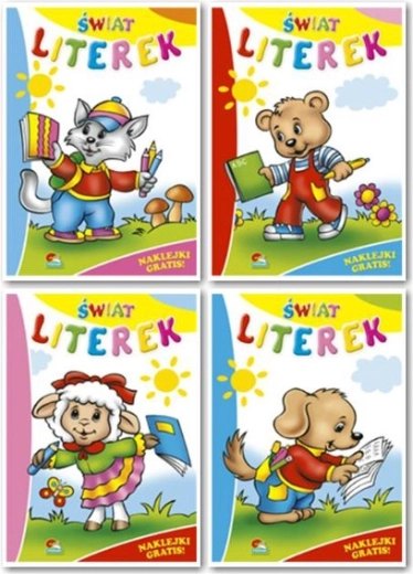 Libro da colorare Il mondo delle lettere