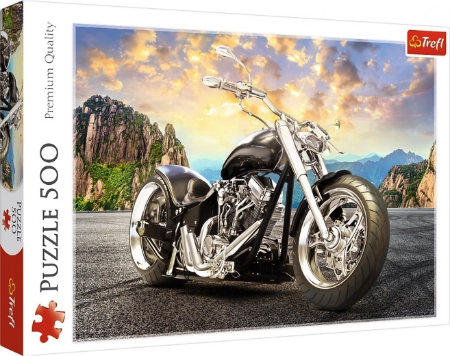 Puzzle 500 pezzi – moto nera