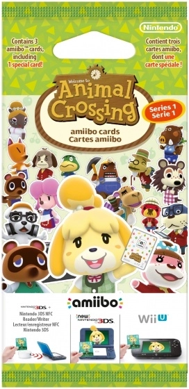 Animal Crossing carte amiibo – serie 1 (pacchetto da 3 carte)