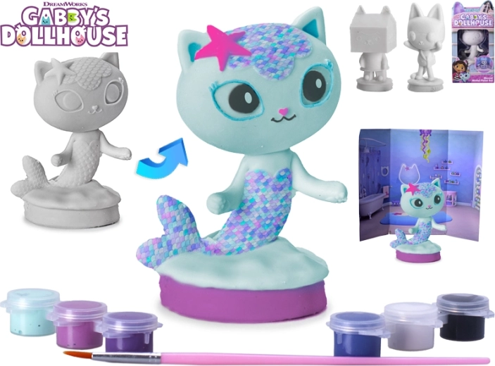 La casa delle bambole di Gabby – figurina da dipingere con colori