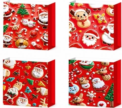 Sacchetto regalo natalizio di taglia L