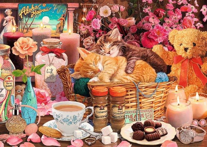 Trefl puzzle premium plus tea time tutto bellissimo 1000 pezzi