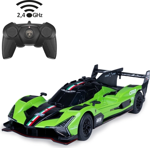 Auto radiocomandata Lamborghini SC63 LMDH 1:24 verde