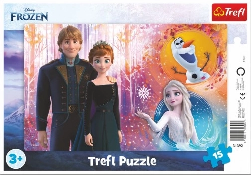 Puzzle Frozen - Il regno di ghiaccio: Ricordi felici 15 pezzi